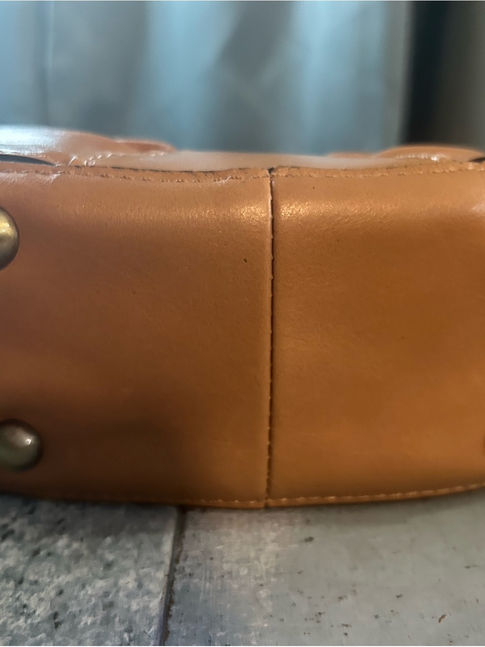 Patricia Nash Tan Floral Petal Crossbody Satchel - Picture 5 of 9